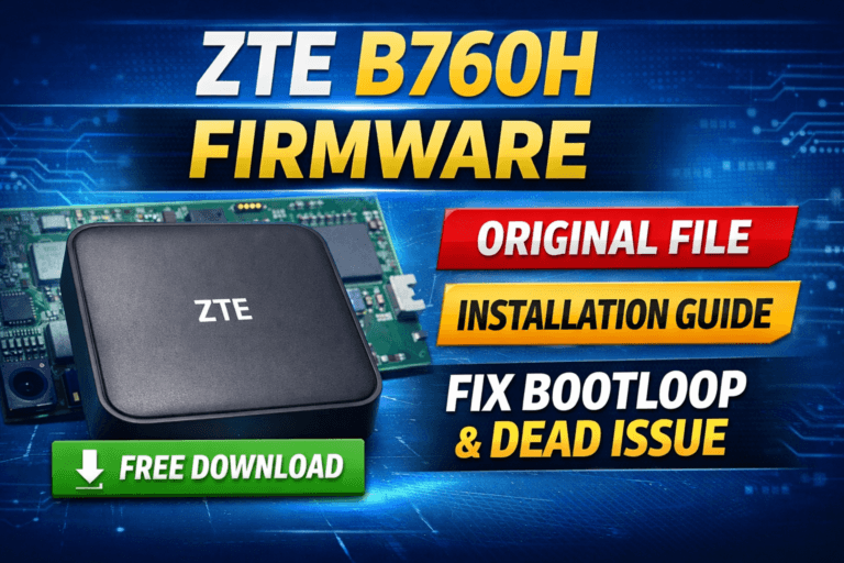 ZTE B760H firmware tutorial guide