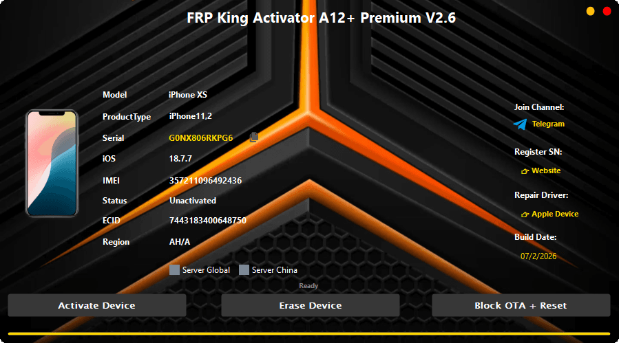 King Tool Samsung FRP