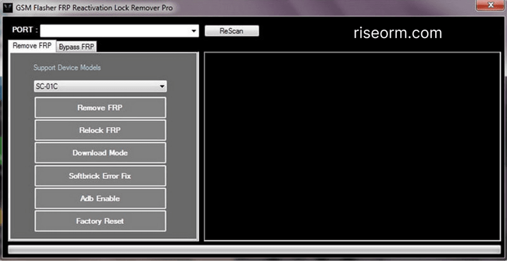 GSM Flasher ADB Bypass FRP Tool